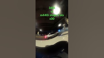 340i vs. m440i stage 2 ots e30