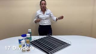 Blanc Display Group Gravity Roller Tray System