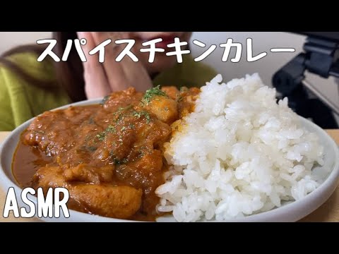 【ASMR】スパイスチキンカレーを食べる/SpicyChickenCurry
/향신료 카레/
咀嚼音/食べる音/EatingSounds/모팡/mukbang/NoTalking