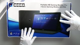 PS4 PORTABLE PRO MONITOR! Unboxing Hori Travel HD Gaming Screen (God of War Gameplay)