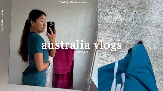 AUSTRALIA VLOG | so we did travel nursing, settling into our new place and we have a pool!