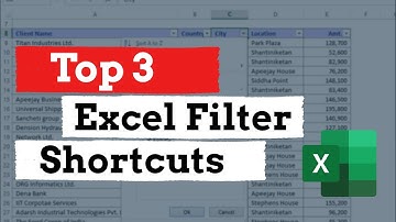 Excel-filtersneltoetsen | Top 3 Excel-filtersneltoetsen