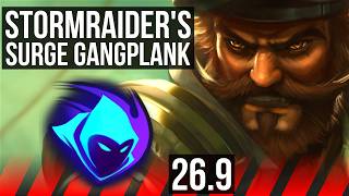 GANGPLANK vs TEEMO (TOP) | Stormraider's Surge, 55K damage | KR Grandmaster | 26.9