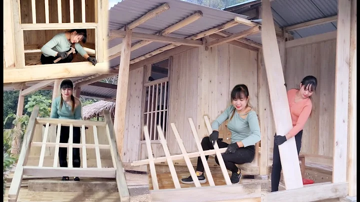 Install the first window frame of the new home and...
