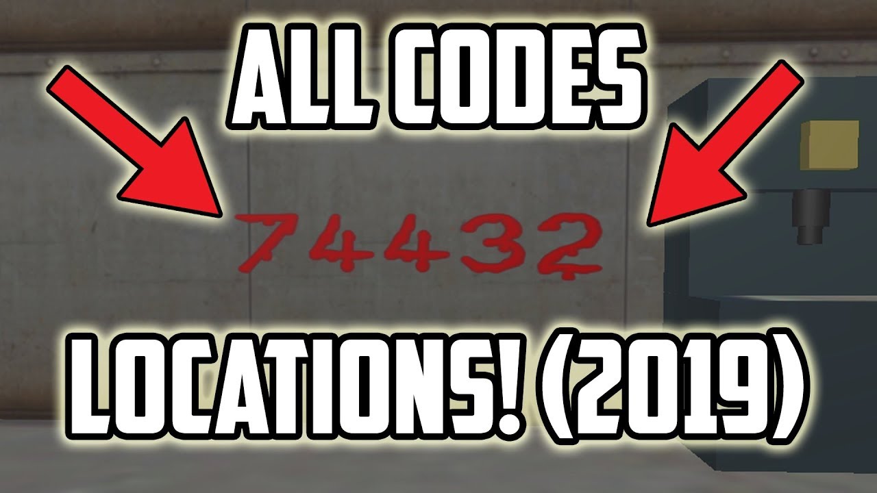 Roblox Survive And Kill The Killers In Area 51 All Codes Locations 2019 Youtube - can you find out code doors codes on roblox