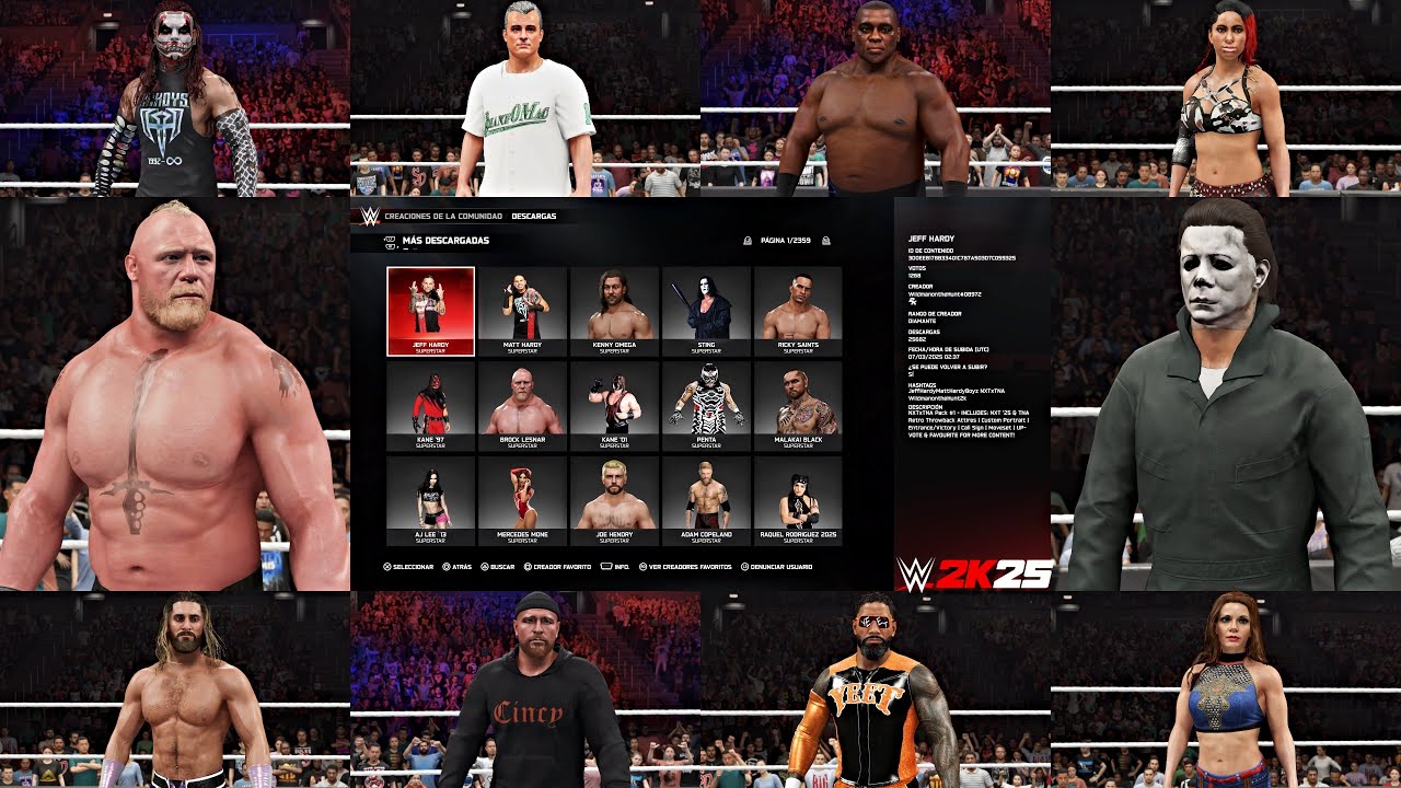 WWE 2K25: CAWS THAT YOU NEED TO DOWNLOAD | COMMUNITY CREATIONS ...