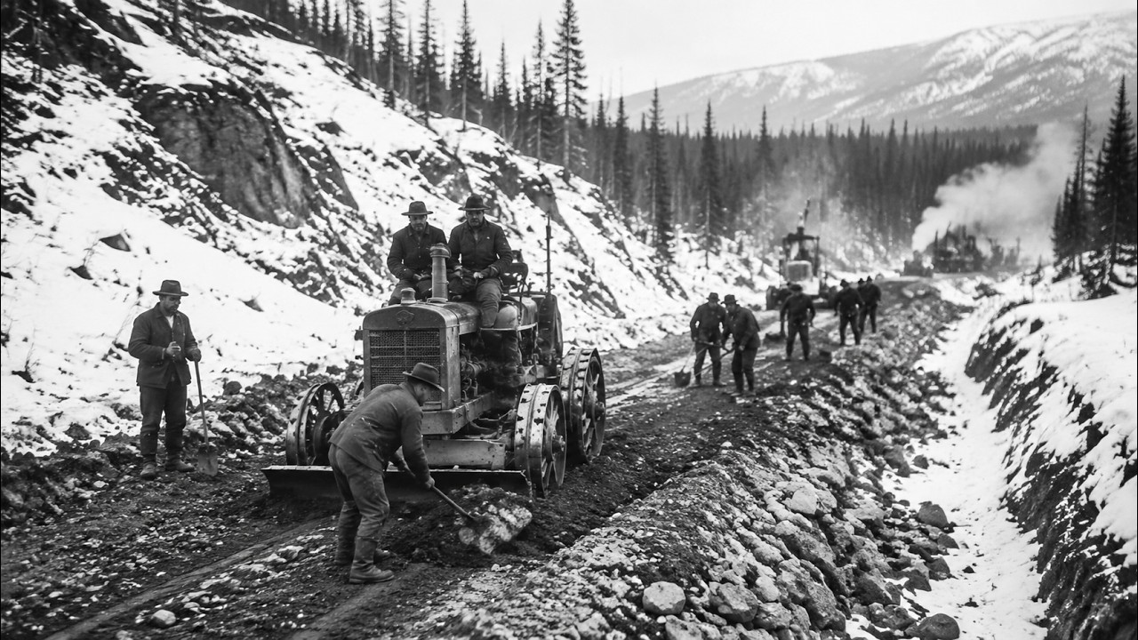 How America Built The Alaska Highway Through 1,700 Miles Of Frozen