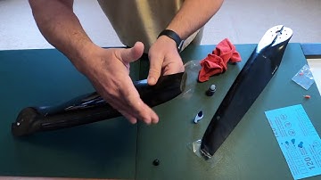 Paramotor Humble pie served with busted props!! Fixing carbon fibre props....