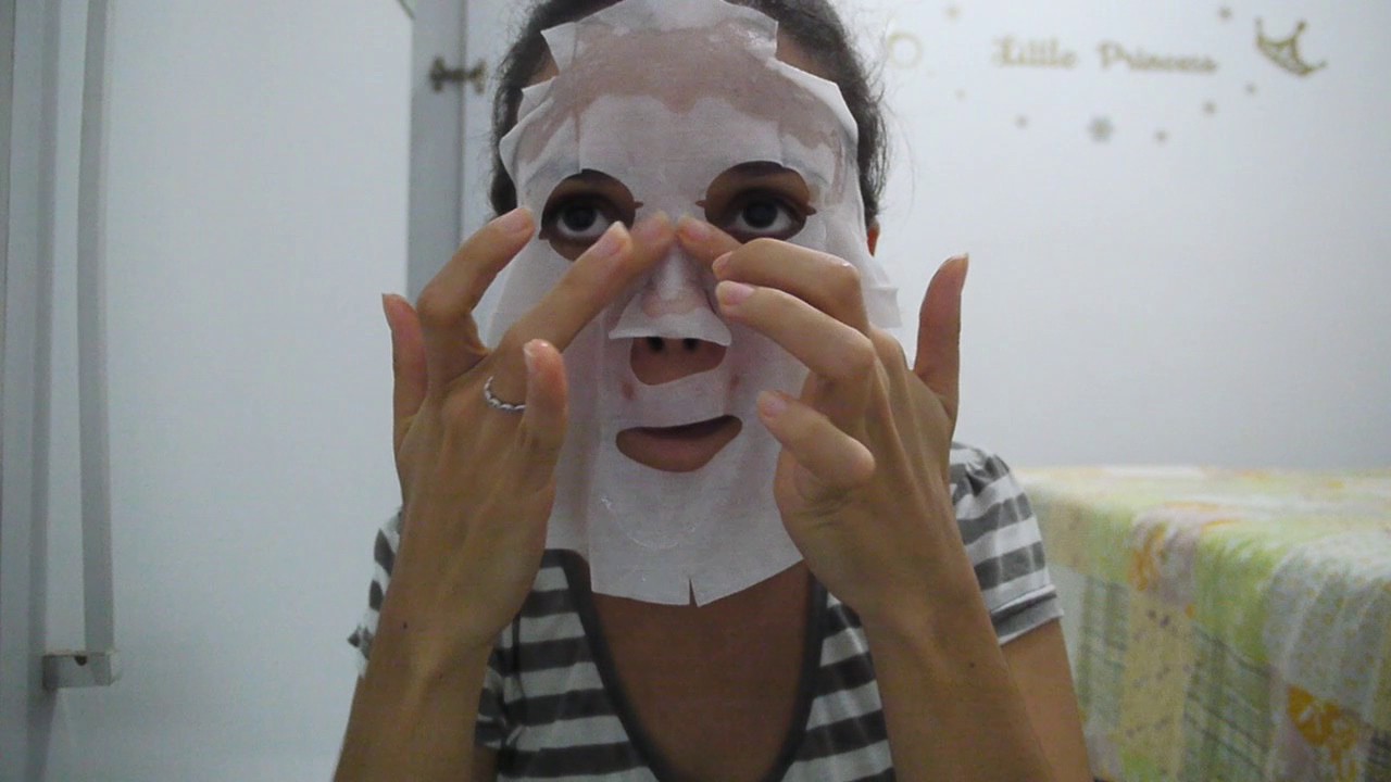 Máscara facial Coreana dos Doramas. É boa mesmo? (sheet masks) YouTube