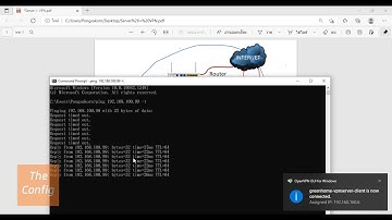 สาธิตการเชื่อมต่อ VPN ที่บ้านไปยังที่ Office เพื่อใช้งาน File Server ใน Office  ( Work From Home )