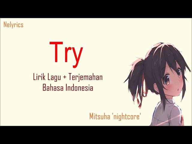 Try(lirik dan terjemah indonesia)