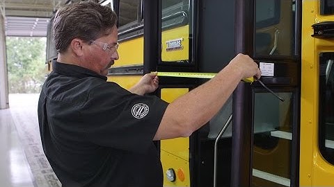 Service & Repair: Entrance Door Adjustments - Thomas Built Buses