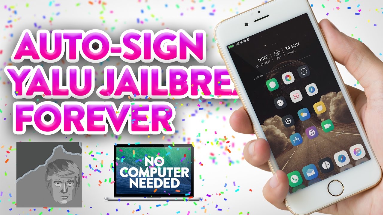 Yalu Computer How To Automatically Re-Sign YALU JB (No Computer) - YouTube