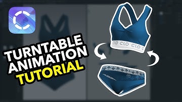 Create a 360° Turntable Animation in CLO (Transparent)!