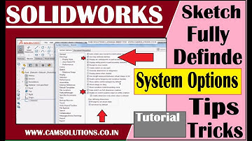 Solidworks tutorials | Fully Defined Sketch Solidworks tutorial | Solidworks Basic