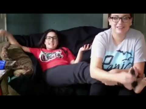 Two Girl's Tickling Feet Challenge!