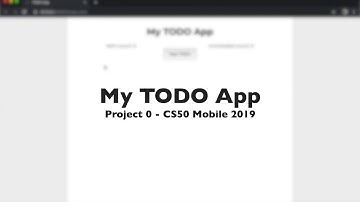 My TODO App