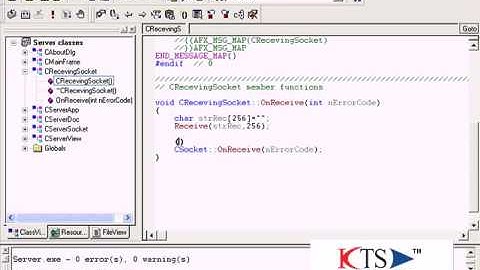 Network Programming using VC++ and Winsock Library|Part 3|  Networking|VC++ Video Tutorial