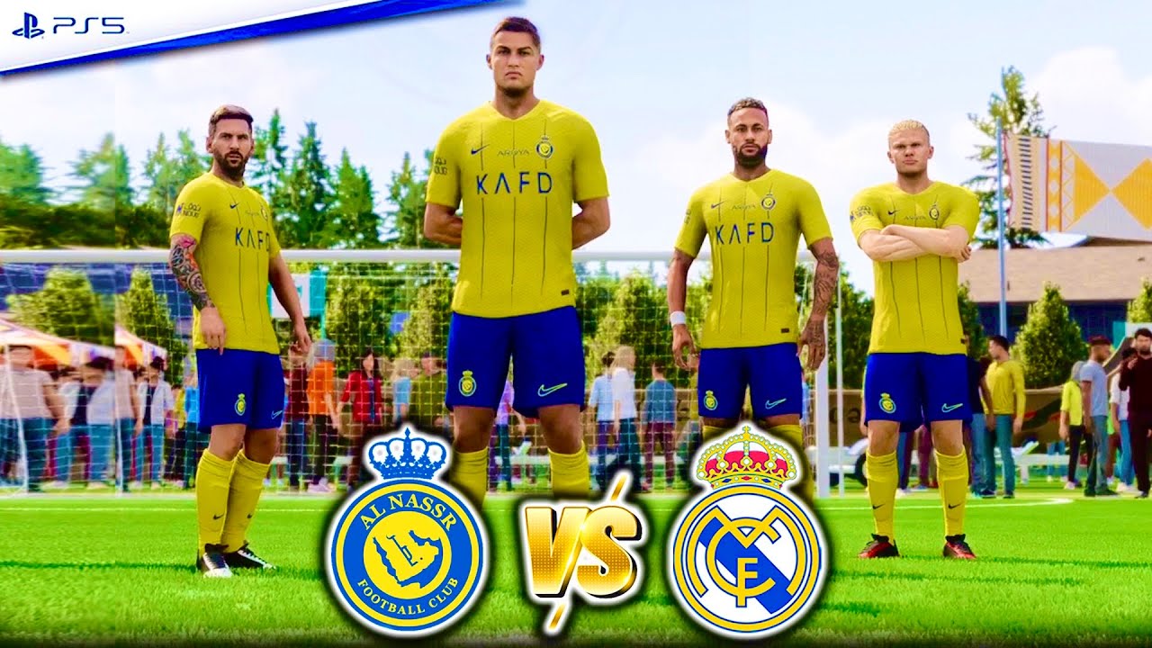 FIFA VOLTA - RONALDO, MESSI, NEYMAR, HAALAND ALL STARS | AL NASSR VS REAL MADRID