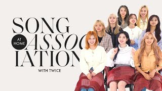 TWICE Sings Adele, Adam Levine, and PSY in a Game of Song Association | ELLE