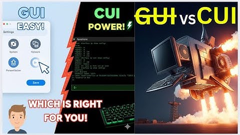 GUI vs CUI: The Beginner