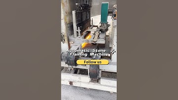 High Productivity Automatic Stone Flaming Machine