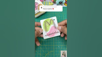 Initial boho art comment your name and initial to feature in next video #youtubeshorts #bohoart #diy