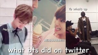 BTS real life in twitter