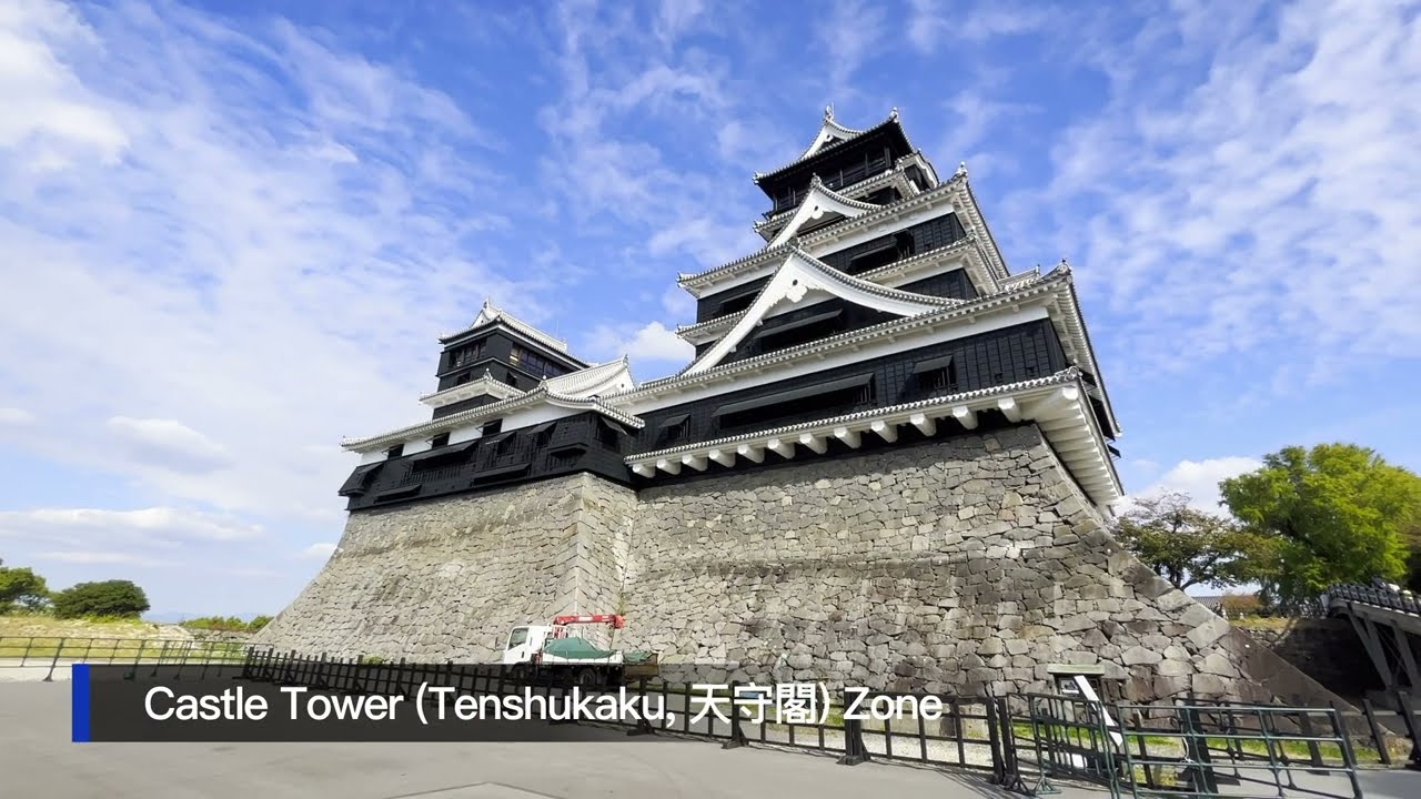 [4K] Impregnable Castle Kumamoto Castle / Kumamoto. Nov. 2022