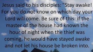 Daily Bible Reading 31 August 2017 of Catholic Mass