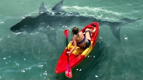 水着美女に襲いかかる巨大ザメ！映画『ホワイトシャーク 海底の白い死神』予告編