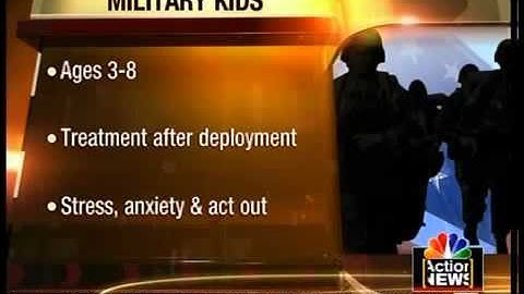 Parent deployment causes stress for kids