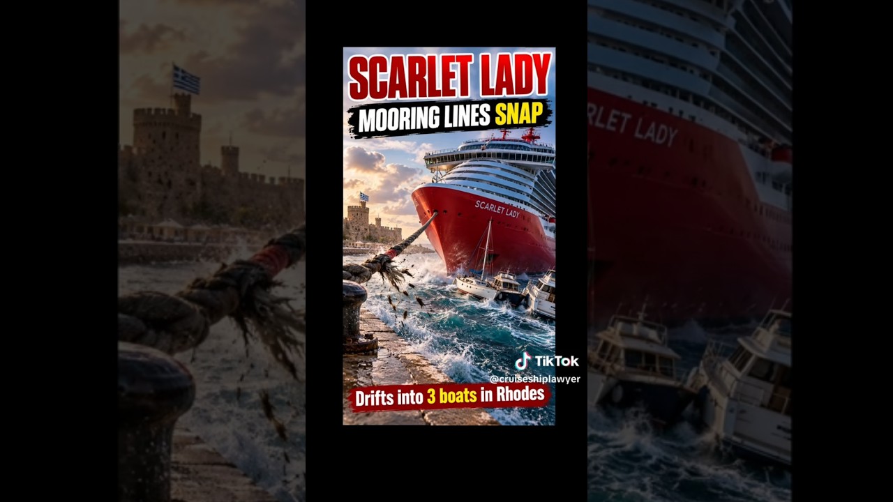 Mooring lines SNAP!