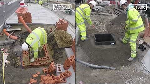 PRODUCT COMPARISON | STAKKAbox™Access Chamber VS Brick Build Chamber | Footway Chamber | Trial