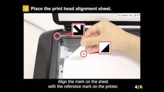 PIXMA MG5722: Printed page shows misalignment of vertical lines or horizontal banding