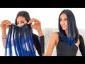 Coloured Hair Extensions | Colour Your Hair Without Damaging it | 100% Human Hair Extensions India