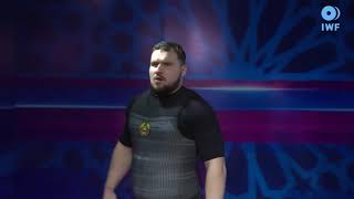 Пётр Асаёнок (BLR) - Men 96kg, Group B, IWF World Championships, Tashkent 2021