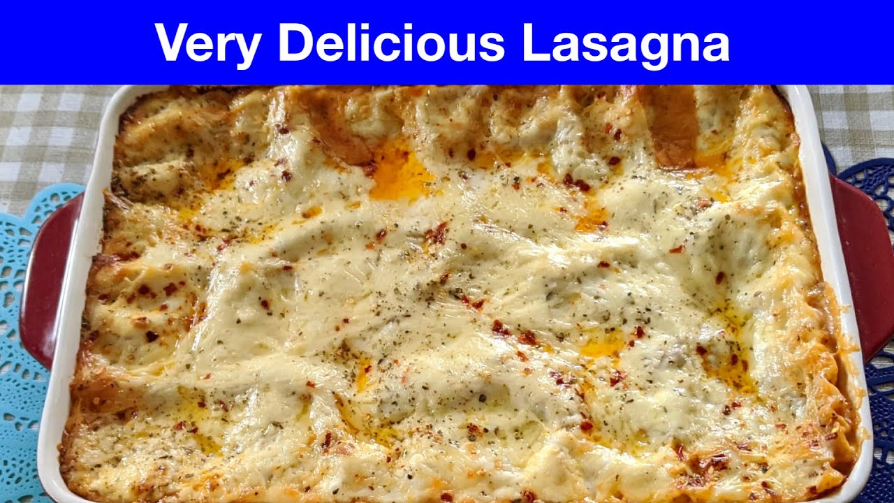 Lasagna Recipe Mouthwatering Lasagne Italian Recipe Urdu Hindi YouTube