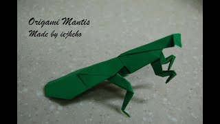 Origami InsectsMantis Video / 종이접기 곤충사마귀 접는 방법 동영상