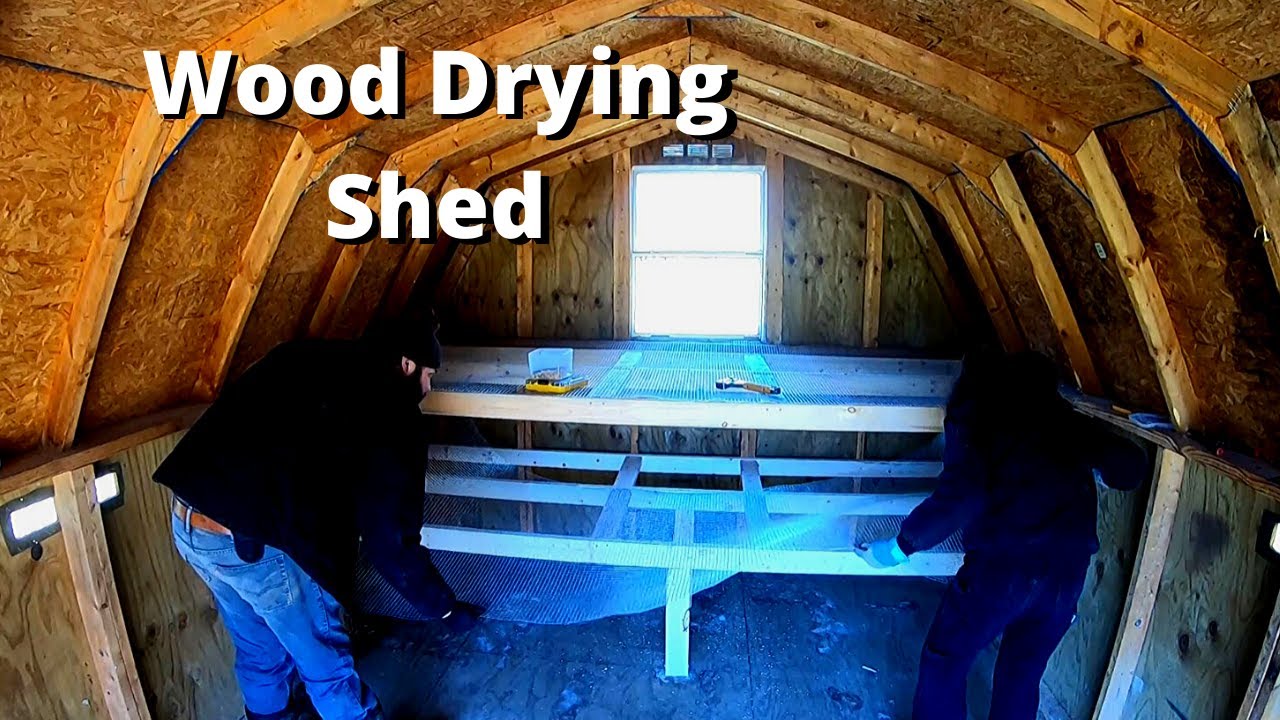 We Turned An Old Shed Into Something Useful Wood Drying Shed Solar