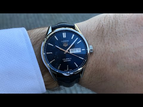 TAG Heuer Carrera Calibre 5 Day-Date blue