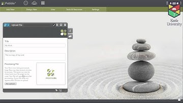 How to upload a file to PebblePad