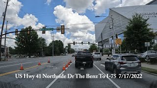 I-20 West  From I-285 Transition To I-75 South Sunday July 17th 2022  #I-285/I-75