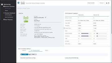 WLC Advanced UI Series 03 - AP Performance and Client Summary