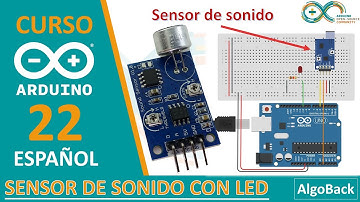 Como Usar el Sensor de SONIDO ARDUINO | Encender LED | Video 22 | Curso Arduino desde 0 en Español