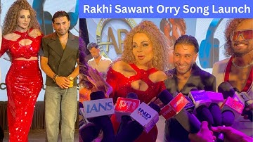 Orry Awatramani Spotted Rakhi Sawant Song Launch Zaroorat #glamour