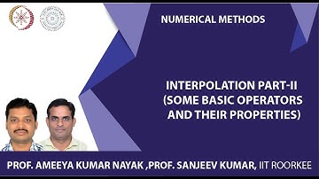 Interpolation part-II ( Some basic operators and their properties)