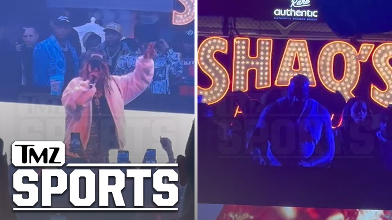 Shaquille O’Neal Throws Annual ‘Shaq Fun House’ Party Ahead of Super