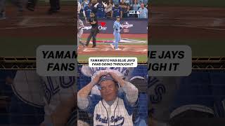 Yamamoto has Blue Jays fans STRESSING 😩 #bluejays #Dodgers #yamamoto