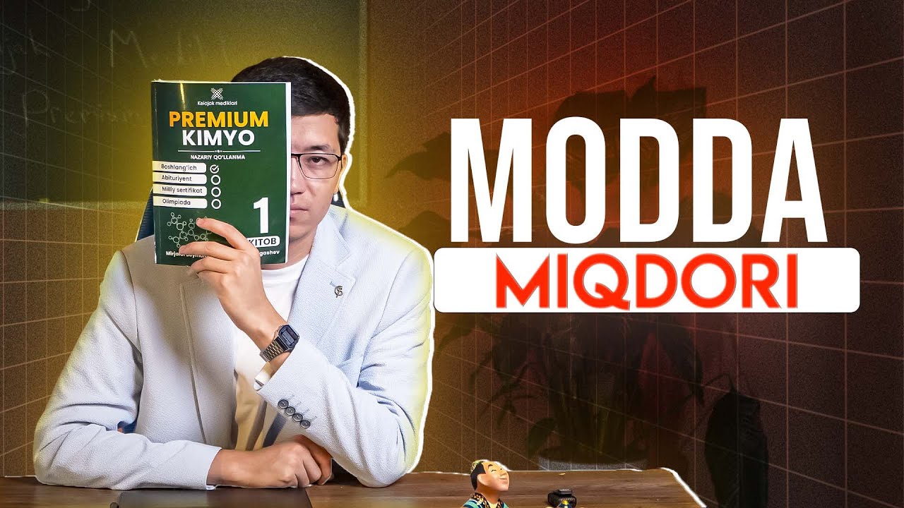 14-§ Modda miqdori. Molyar massa. Modda tarkibidagi zarrachalar sonini aniqlash | Premium Kimyo 1